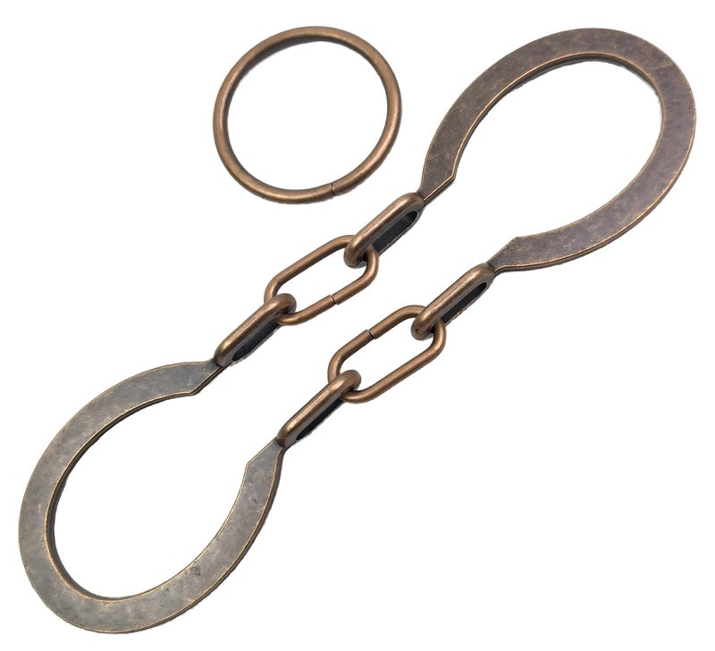 MAGIKON Traditional Brain Teaser  Classical Metal Horseshoe Puzzle (Bronze  Normal) - Image 2